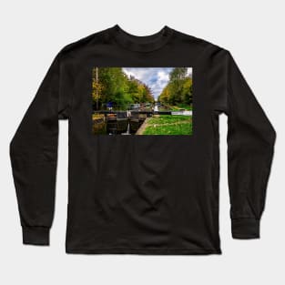 Kintbury Lock on the K & A Canal Long Sleeve T-Shirt